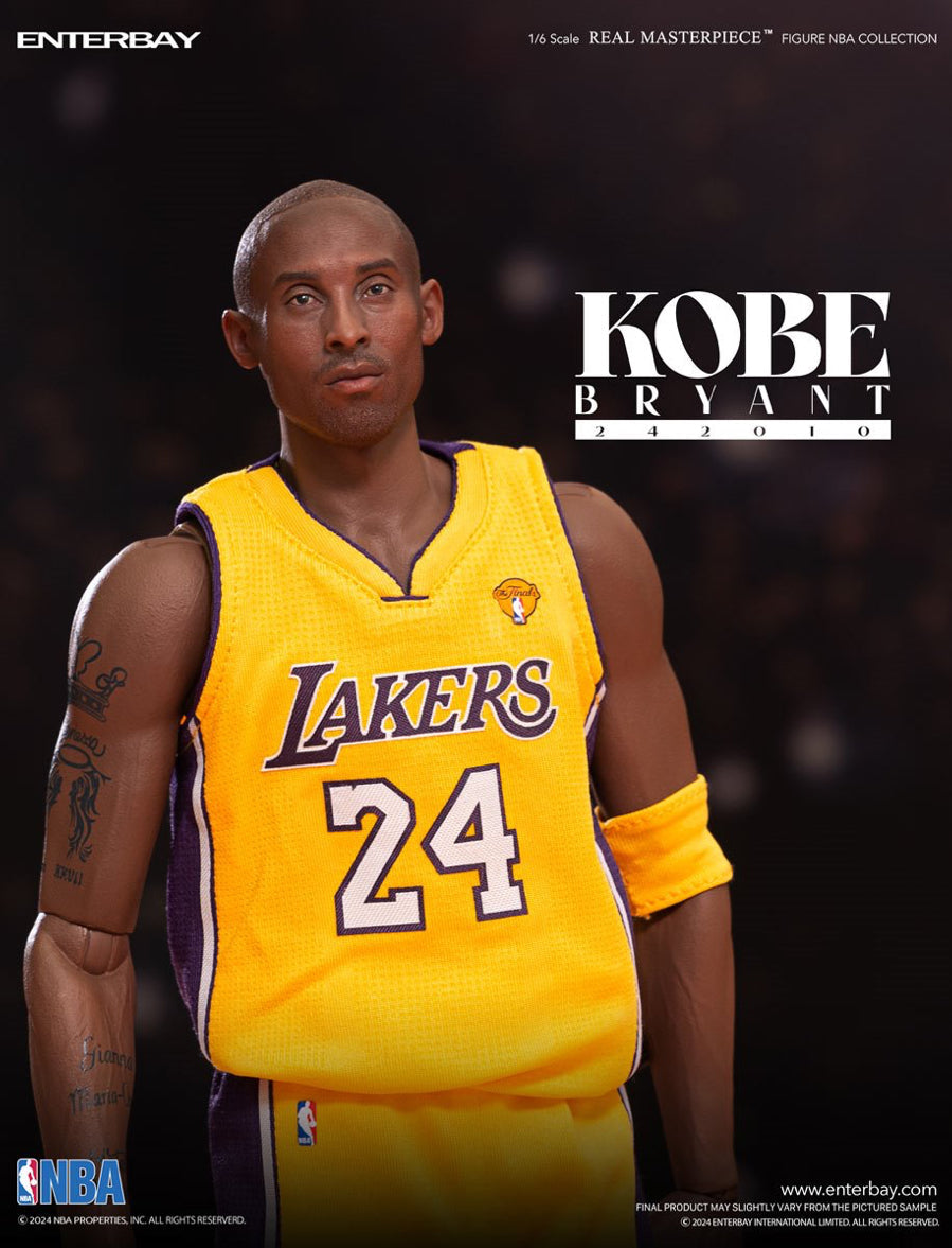 NBA 2010 Champion Los Angeles Lakers Kobe Bryant Real Masterpiece by Enterbay