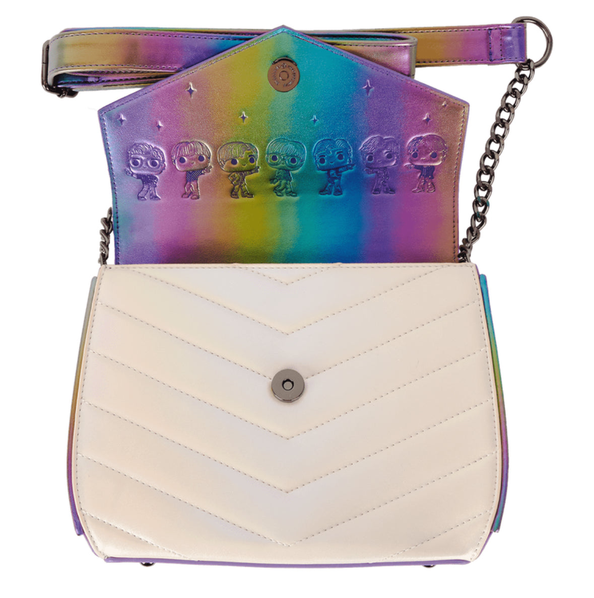 BTS Iridescent Crossbody Purse by Loungefly
