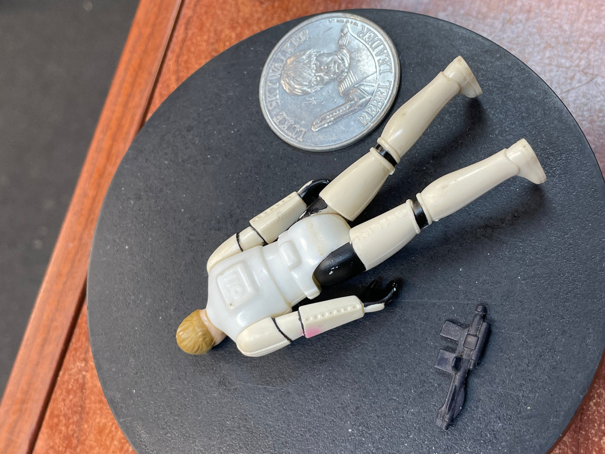 Stormtrooper Luke Skywalker with Black Blaster & Coin (Vintage Star Wars, Kenner)