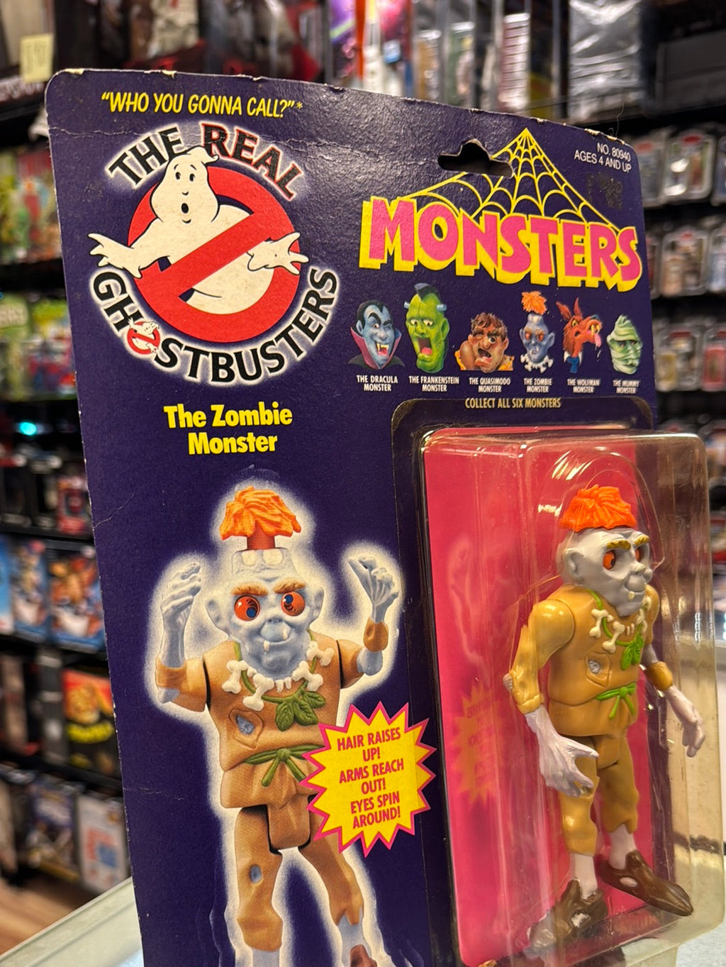 Zombie Monster 1398 (Vintage Ghostbusters, Kenner) SEALED