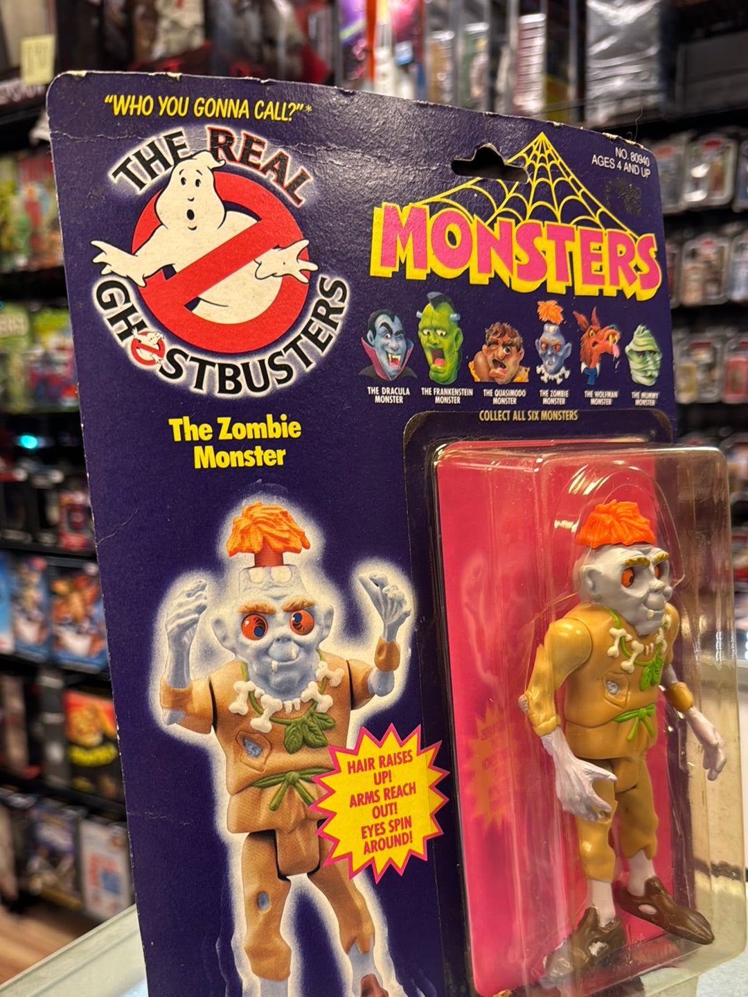 Zombie Monster 1398 (Vintage Ghostbusters, Kenner) SEALED