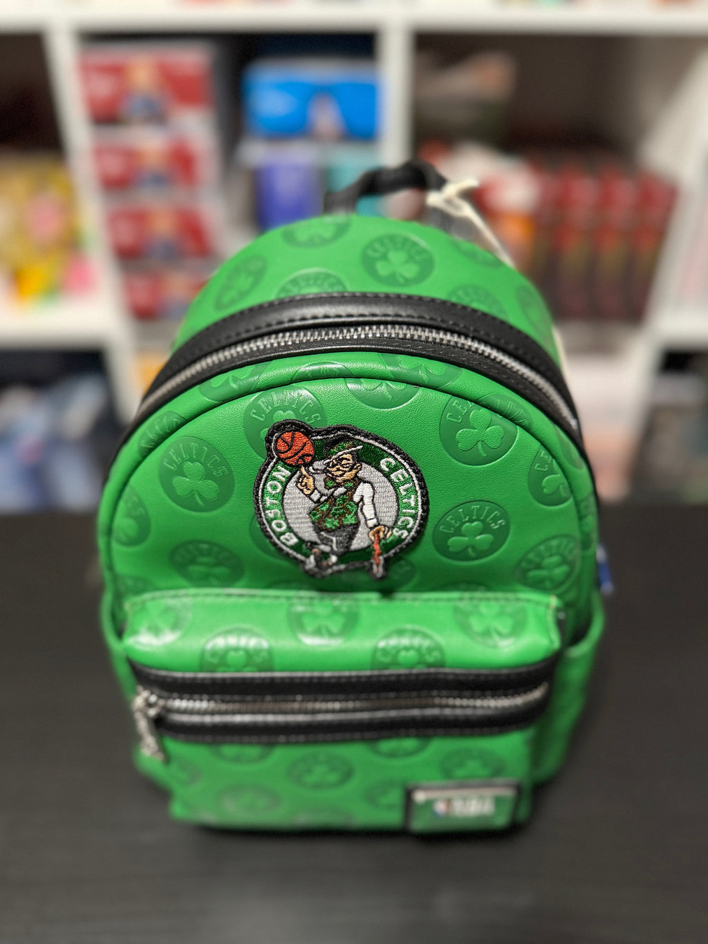 NBA Boston Celtics Debossed Logo Mini Sports Backpack by Loungefly