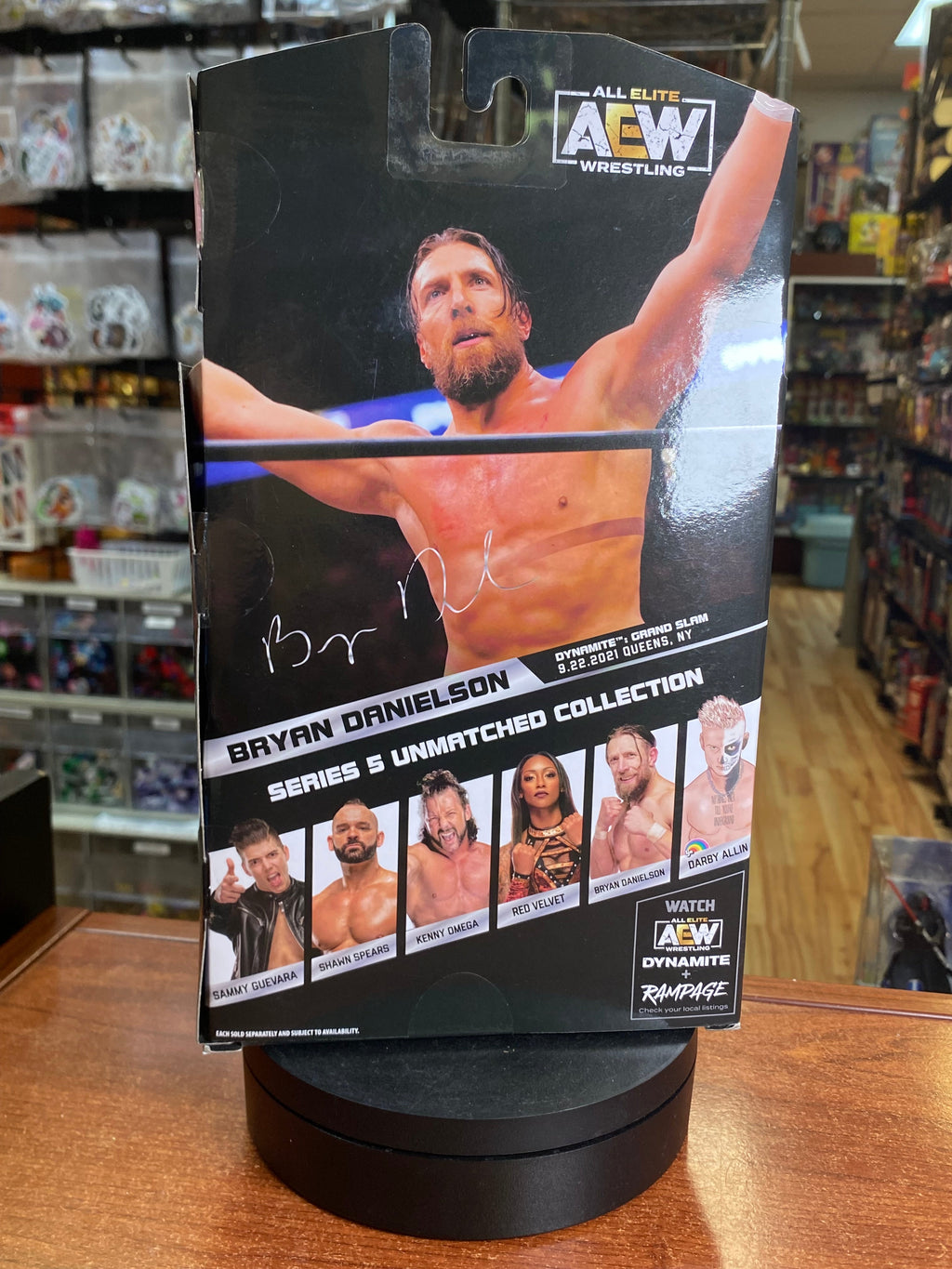 Bryan Danielson #37 (AEW Unmatched Collection, Jazwares) SEALED