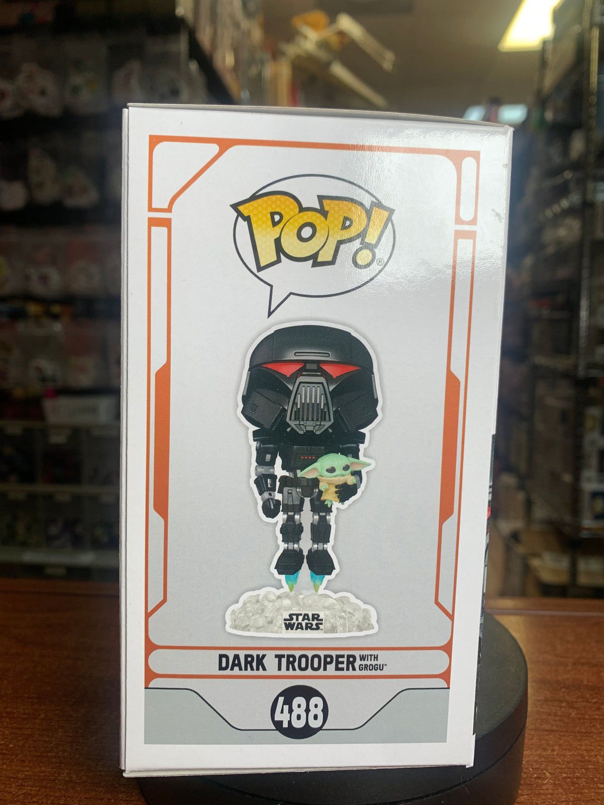 Dark Trooper with Grogu #488 (Funko Pop, Star Wars)