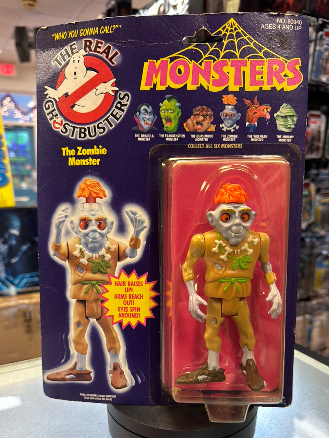 Zombie Monster 1398 (Vintage Ghostbusters, Kenner) SEALED