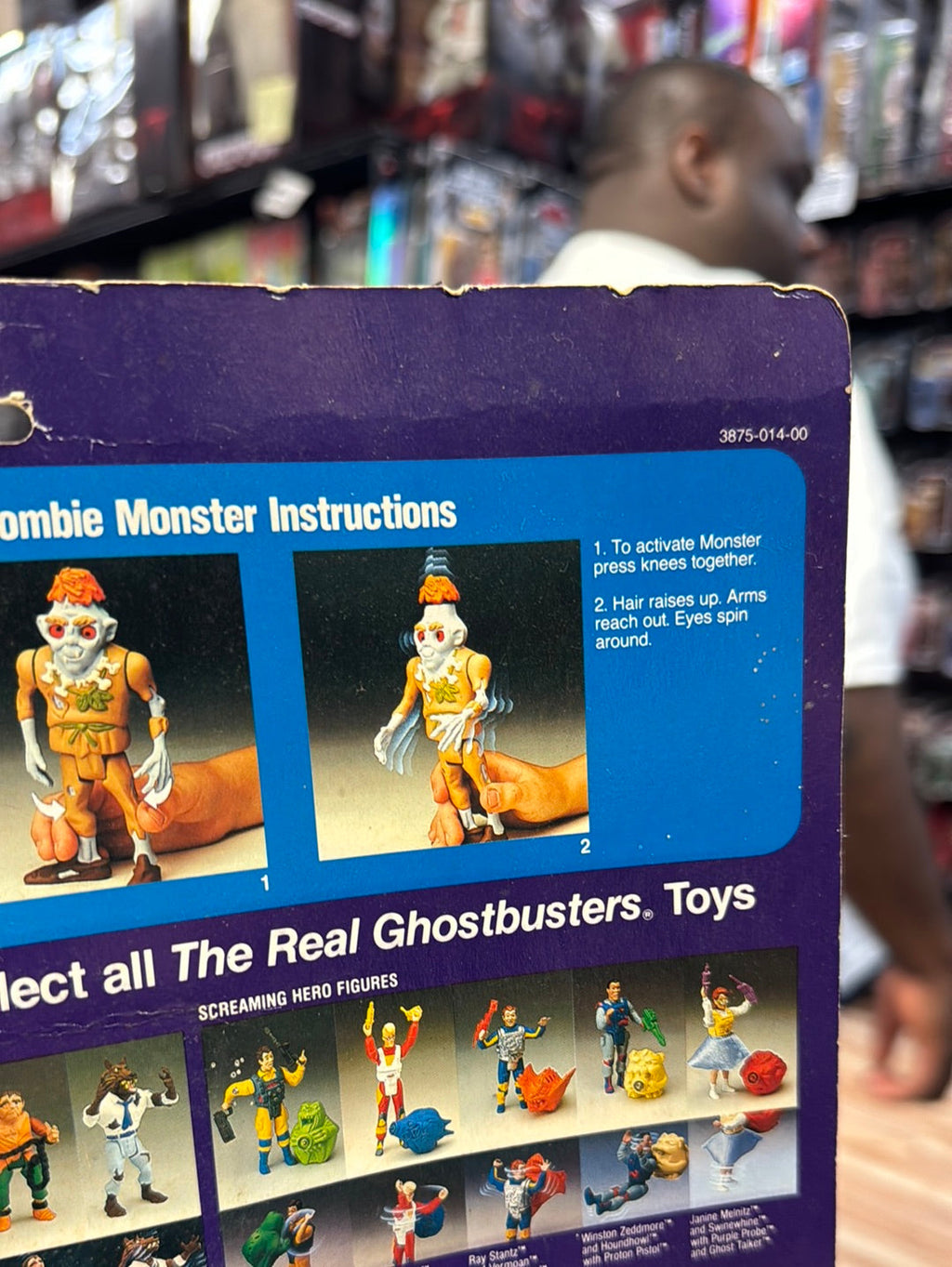 Zombie Monster 1398 (Vintage Ghostbusters, Kenner) SEALED