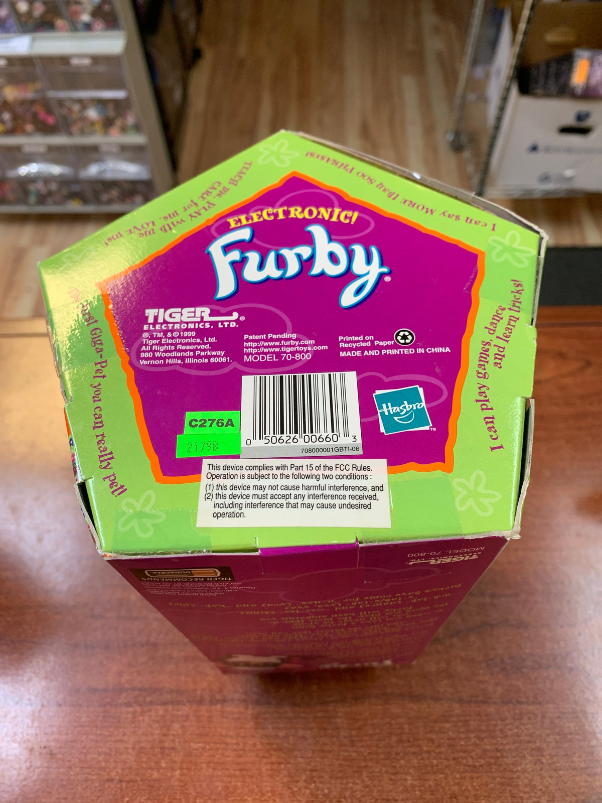 LadyBug Furby EYE ERROR (Vintage Furby, Tiger Electronics) SEALED