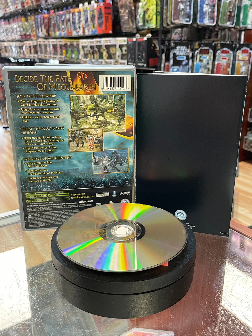 The Lord of The Rings The Two Towers (Xbox, EA, Video Game) **TESTED**