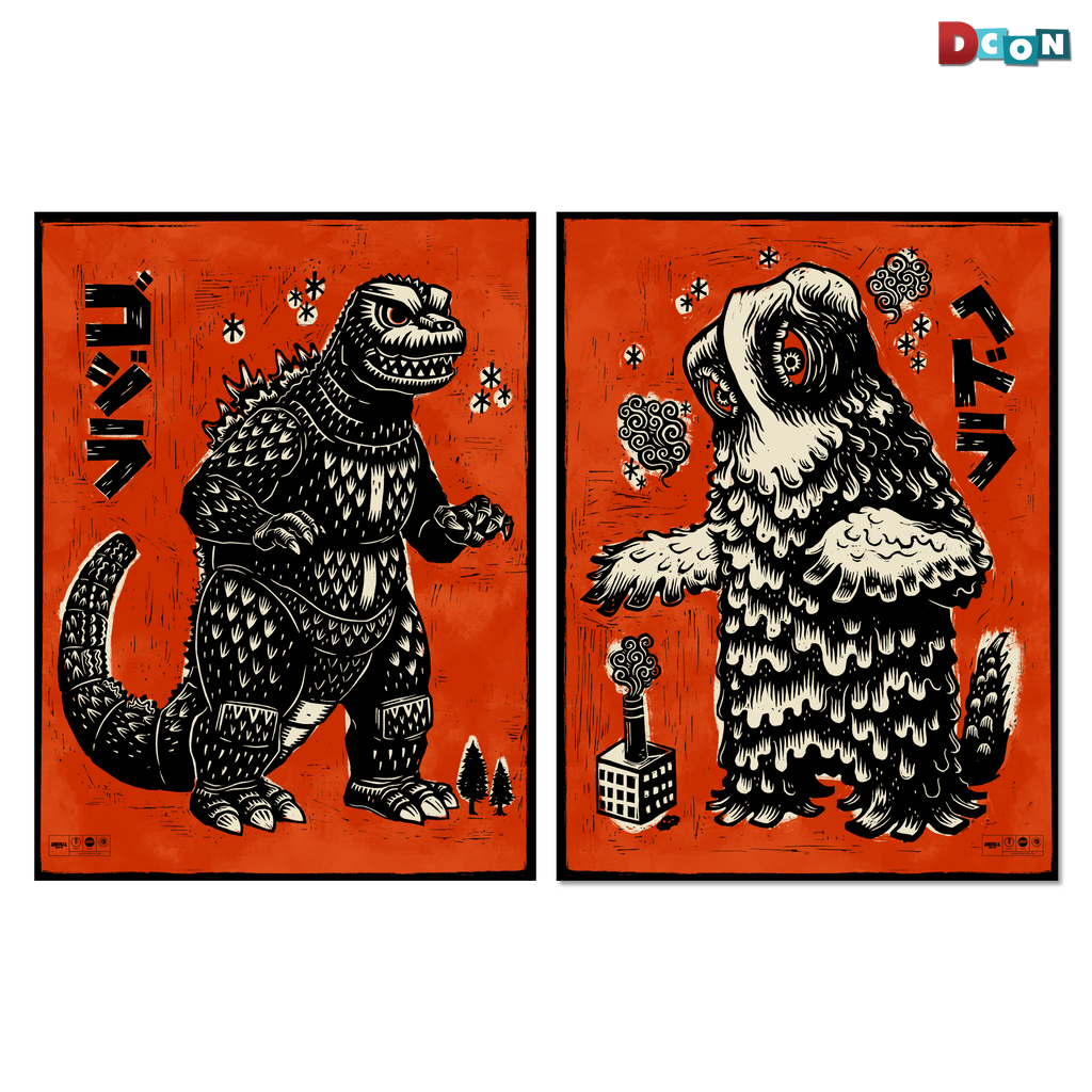 Godzilla vs. Hedorah Print Set