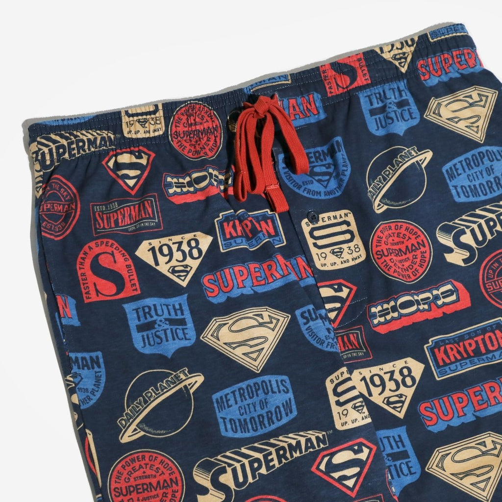 Superman All-Over Print Pajama Pants
