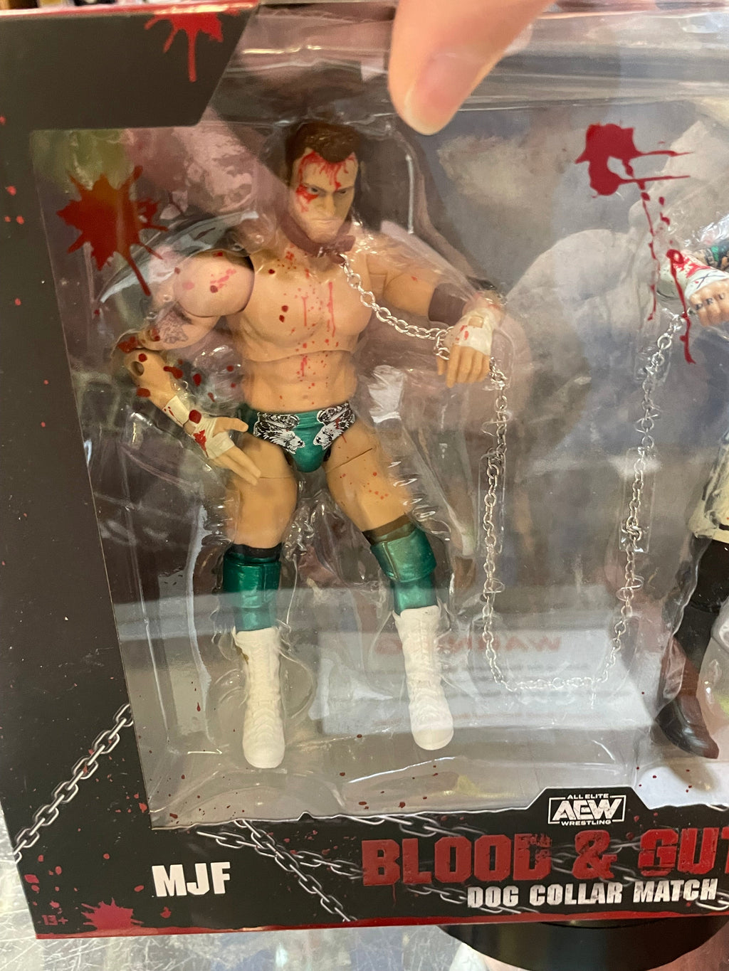 Blood & Guts: CM Punk & MJF  (AEW Unmatched Collection, Jazwares) **SEALED**