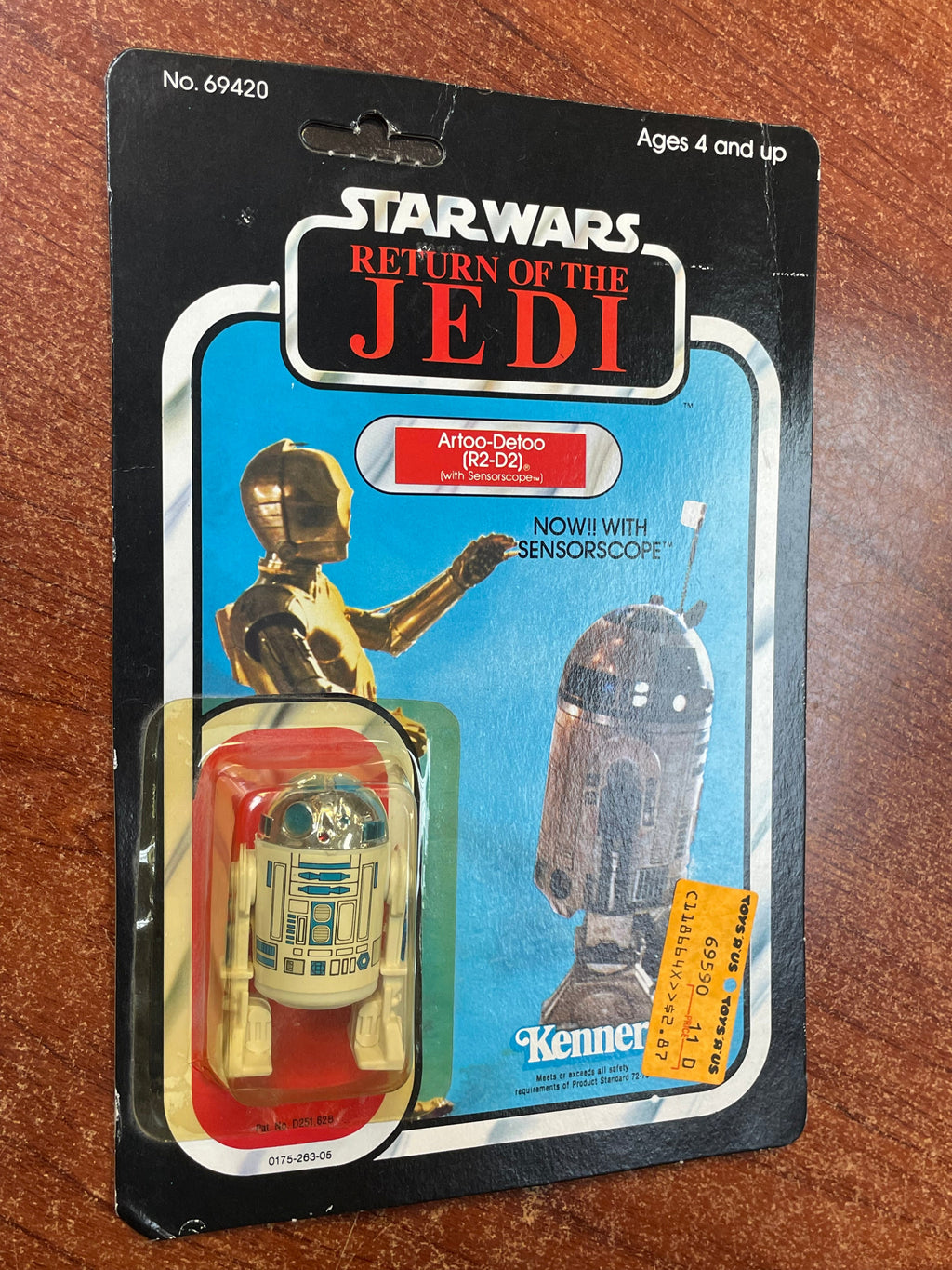 Sensorscope R2-D2 ROTJ 77 (Vintage Star Wars, Kenner) **SEALED**
