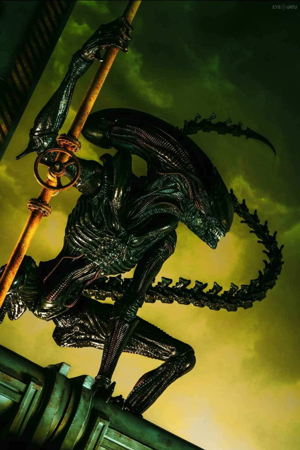 READY🔥Hot Toys MMS784 Alien: Romulus 1/6th scale Scorched Xenomorph Collectible Figure