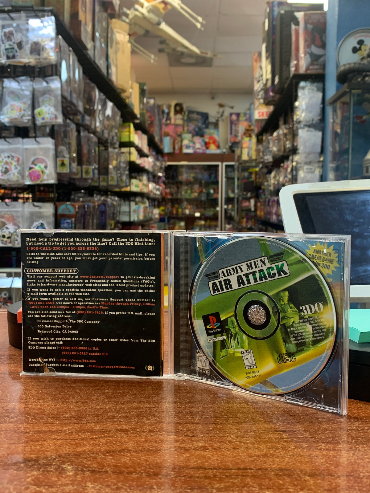 Army Men Air Attack (PS1 Playstation, Video Game) **TESTED**