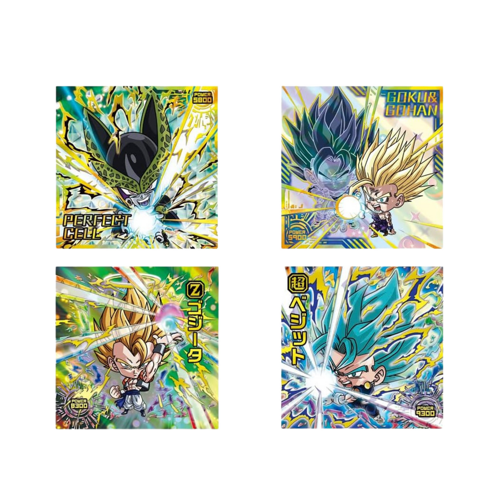 Dragon Ball Super - Warrior Seal Wafer Super Determination to Victory - Candy Toys, Snacks (BOX OF 20 PCS)