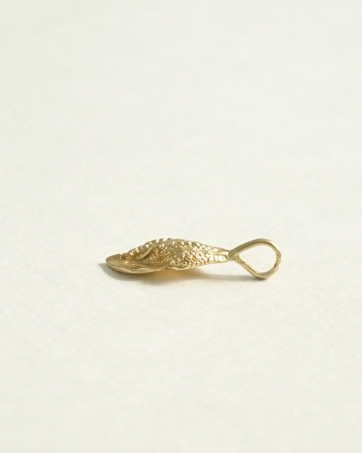 14k Gold Shell Charm