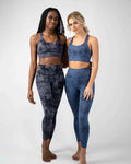 Tie Dye Fitness Set Sports Bra with High Waisted Pants – Women's Workout Set
