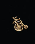 14k Gold Bike Charm