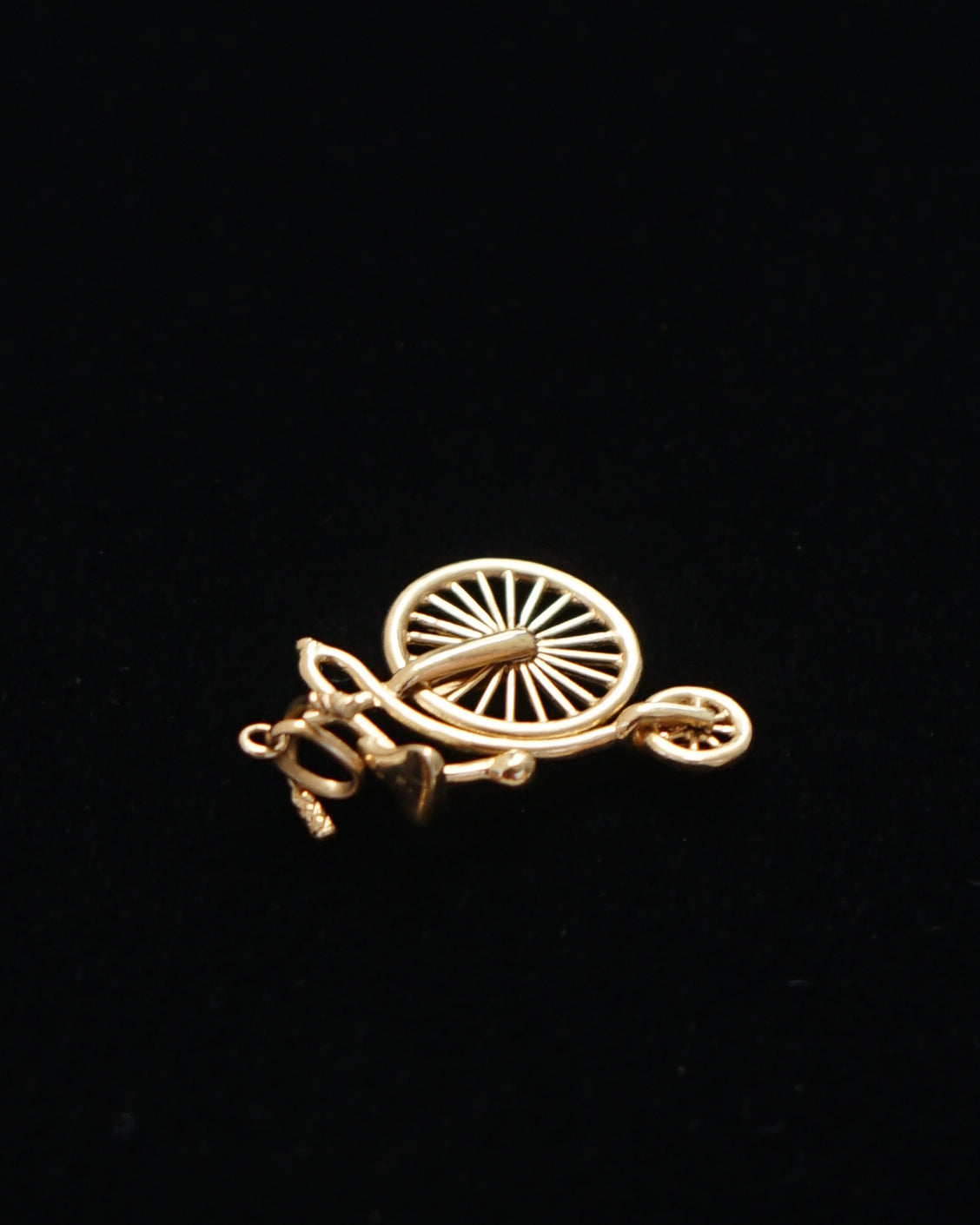 14k Gold Bike Charm