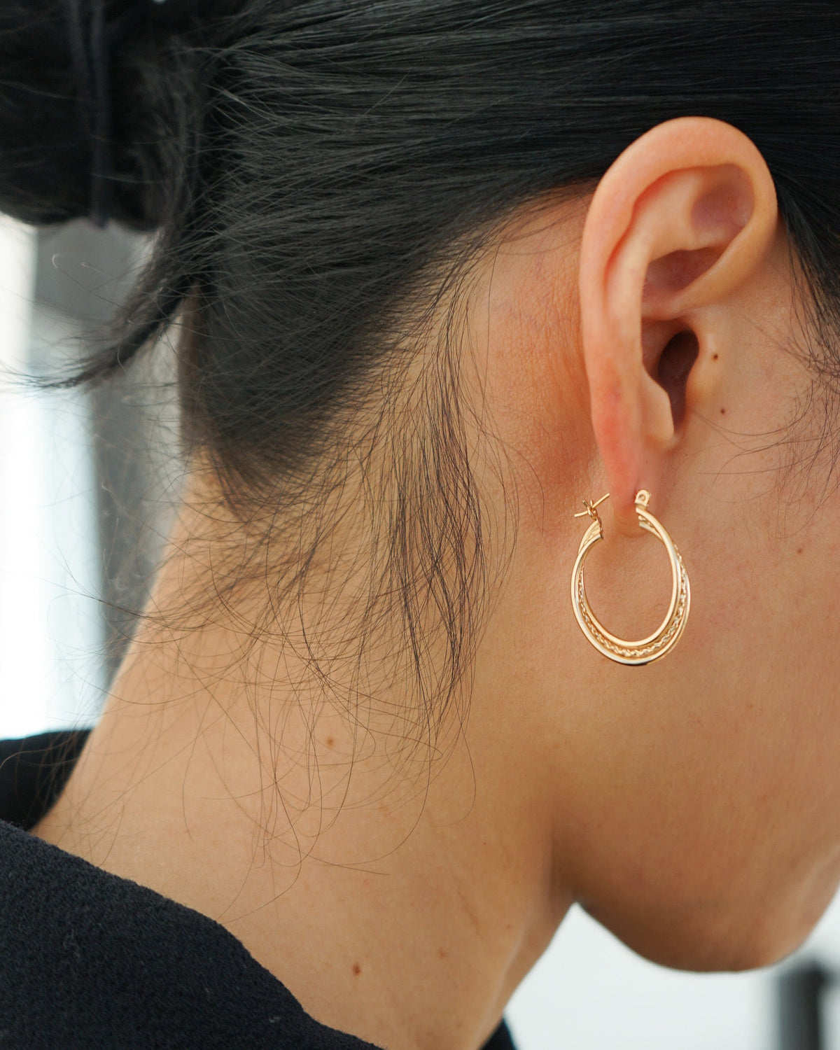 14k Gold Hoop Earrings