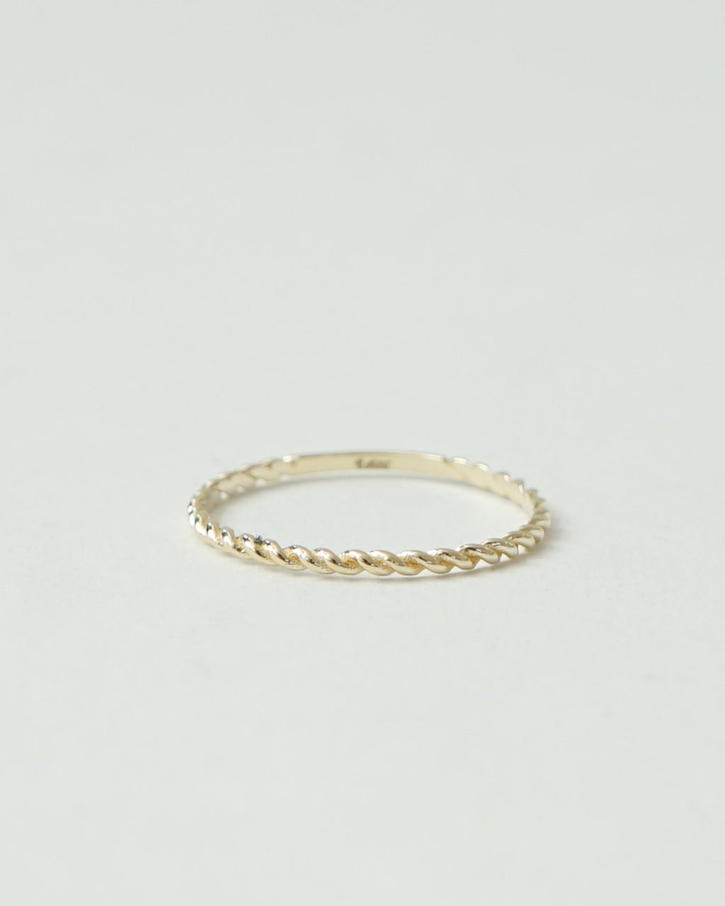 14k Gold Stackable Ring / size: 7.75