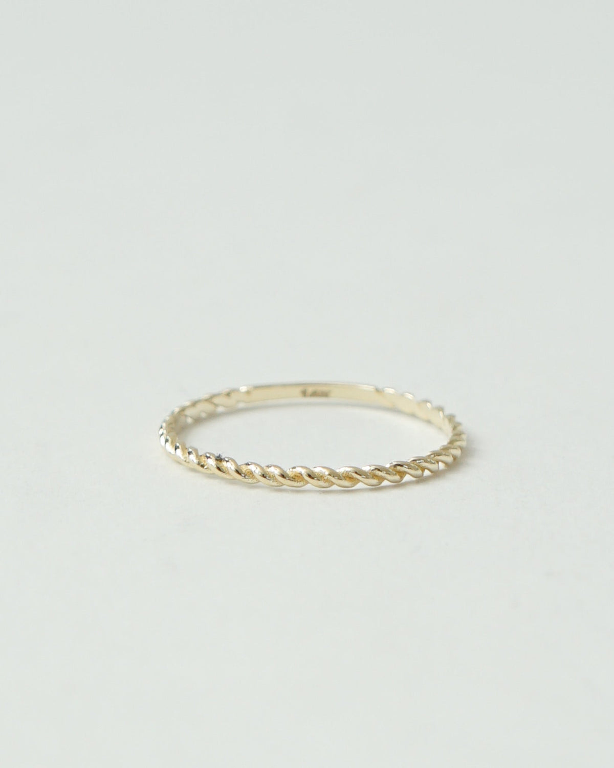 14k Gold Stackable Ring / size: 7.75