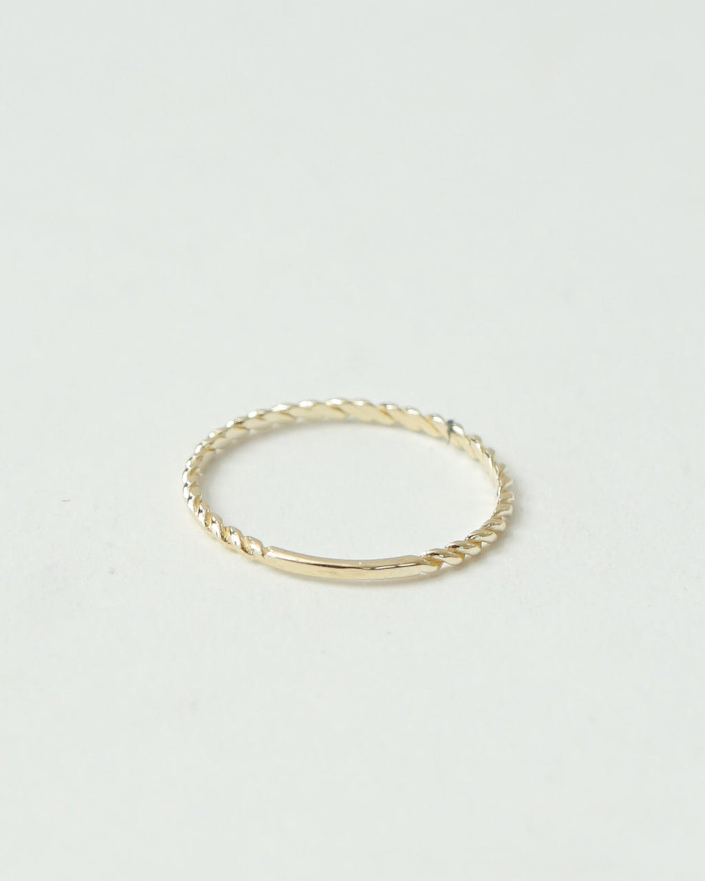 14k Gold Stackable Ring / size: 7.75