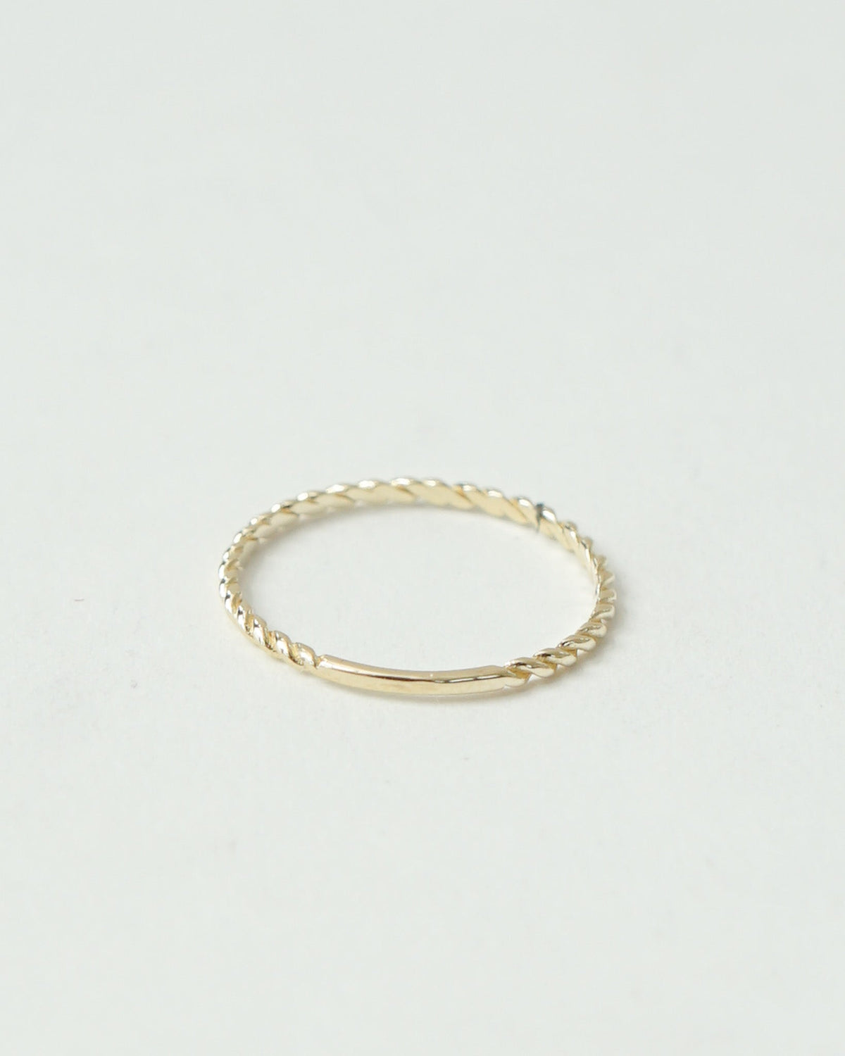 14k Gold Stackable Ring / size: 7.75