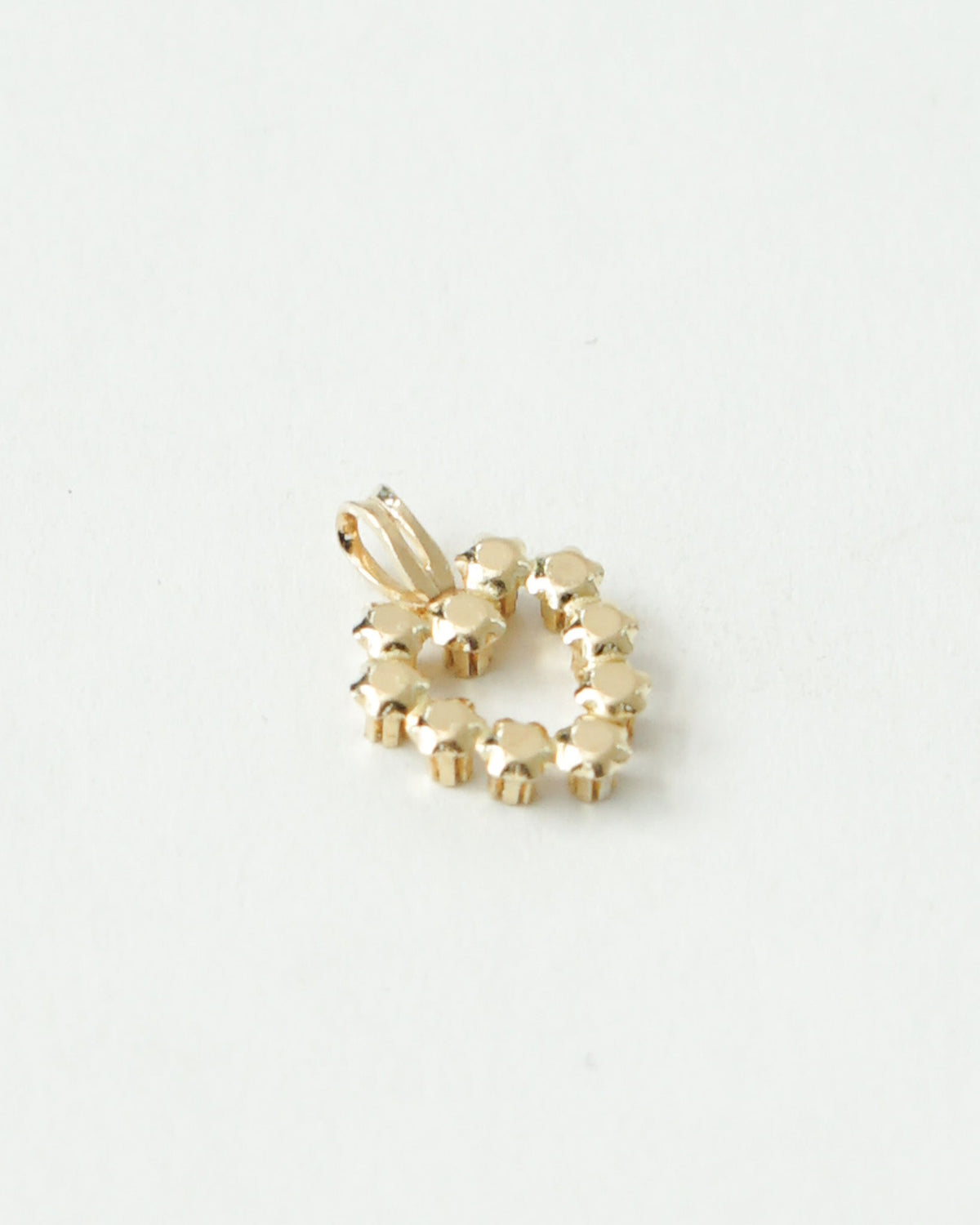 14k Gold x Diamond Heart Charm