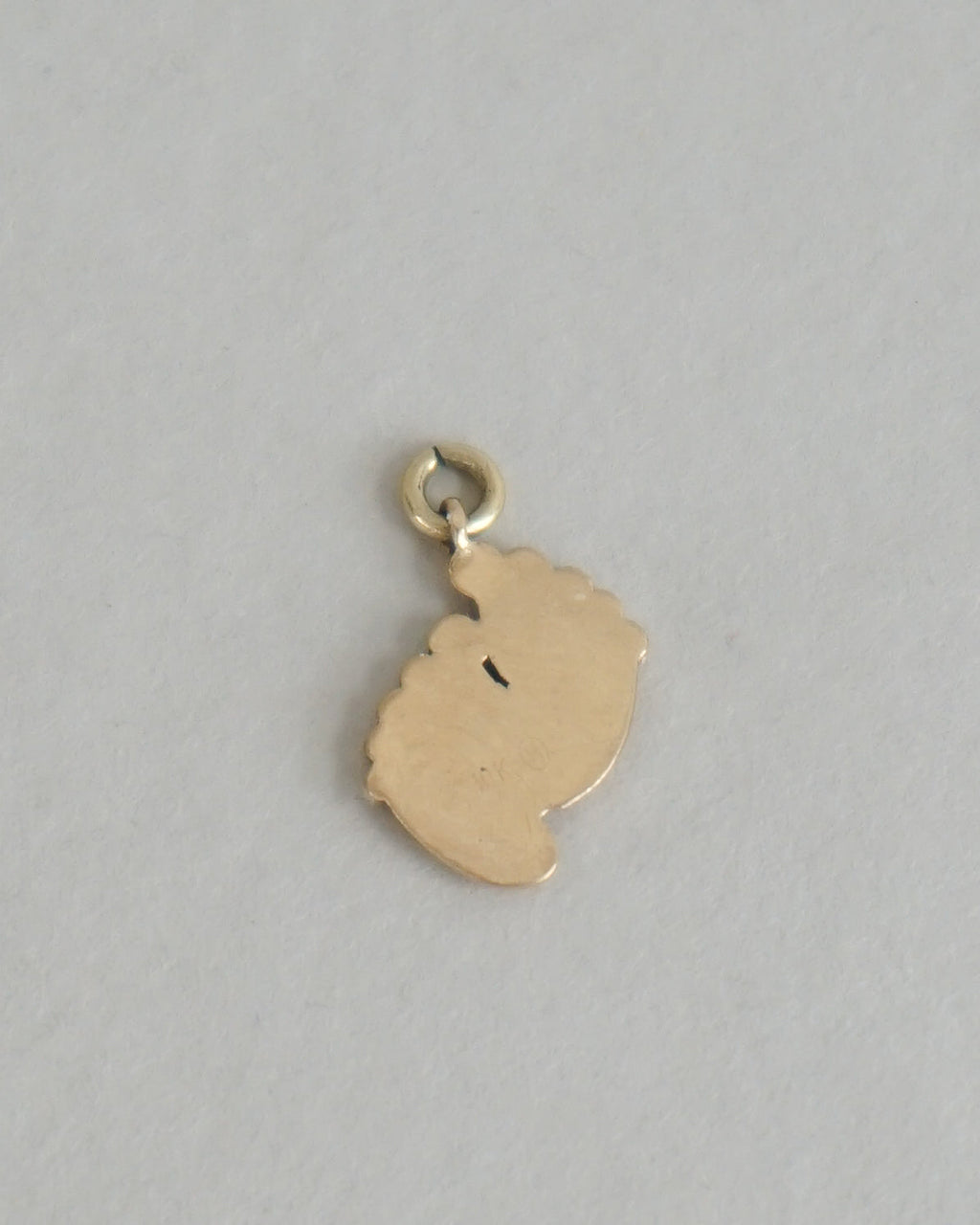 14k Gold Feet Charm