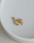14k Gold Feet Charm