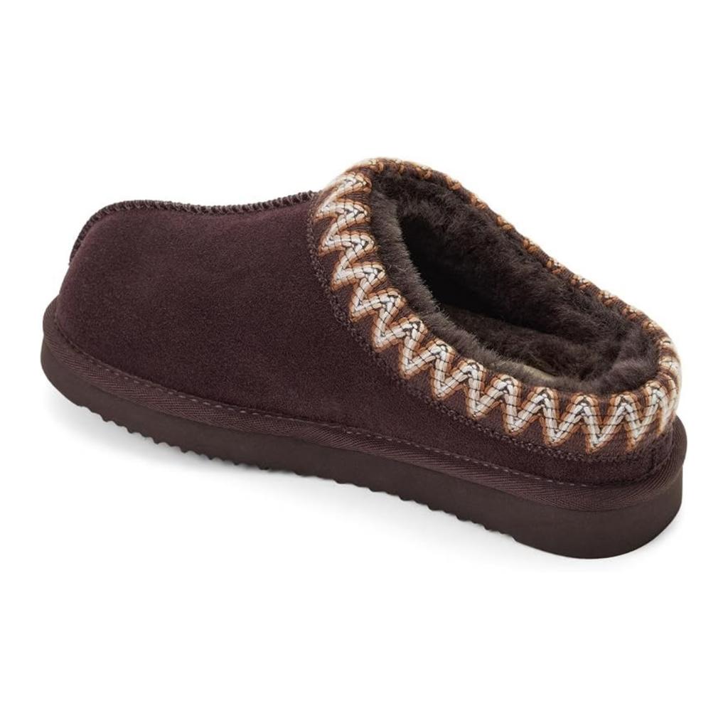 Dearfoams Greta Genuine Shearling Clog Slipper – Women's