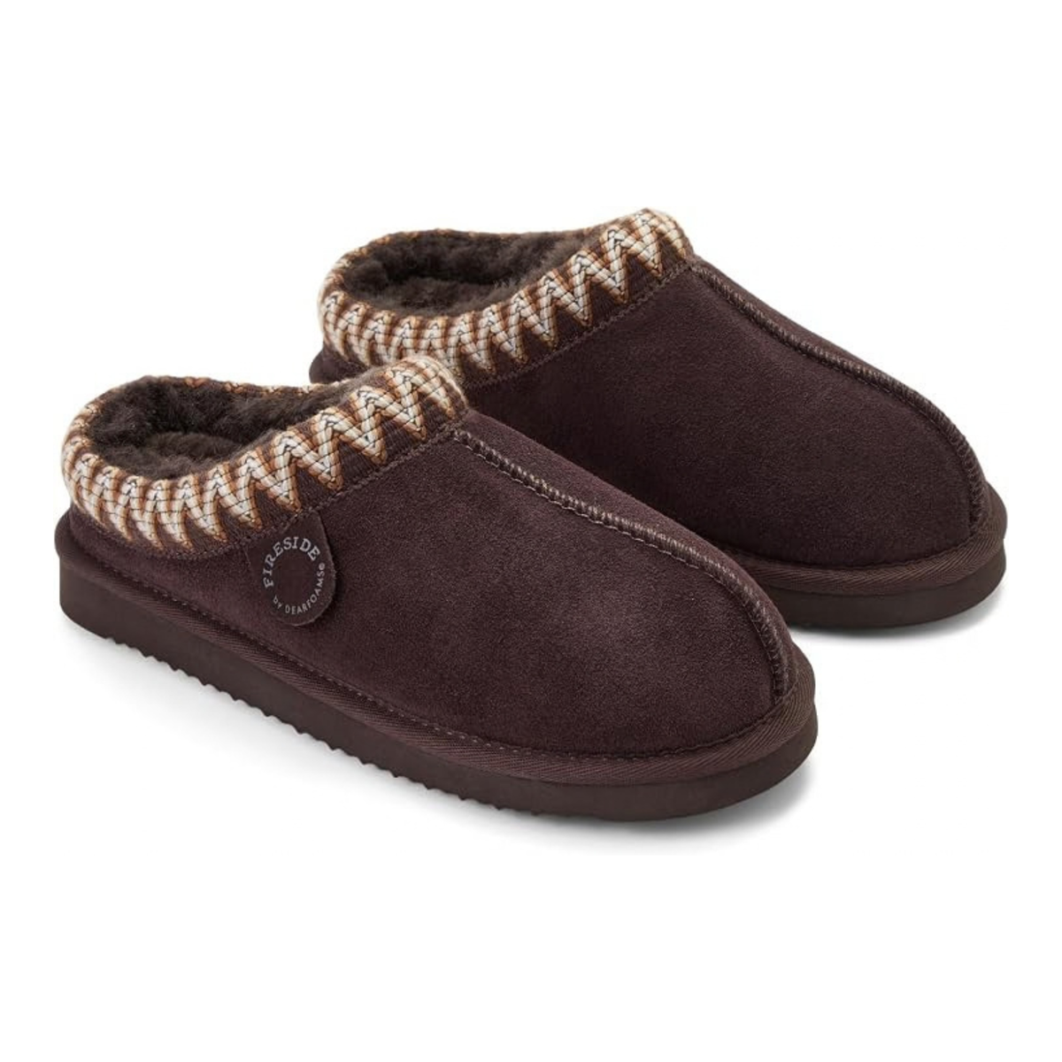 Dearfoams Greta Genuine Shearling Clog Slipper – Women's