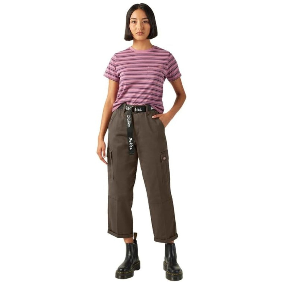Dickies Relaxed Fit Cropped Cargo Pants – Women's
