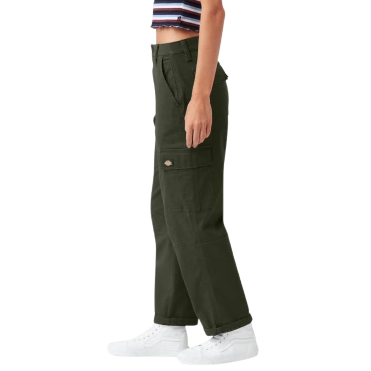 Dickies Relaxed Fit Cropped Cargo Pants – Women's