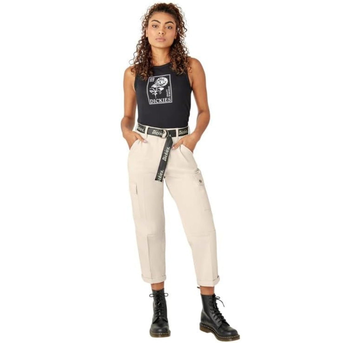 Dickies Relaxed Fit Cropped Cargo Pants – Women's