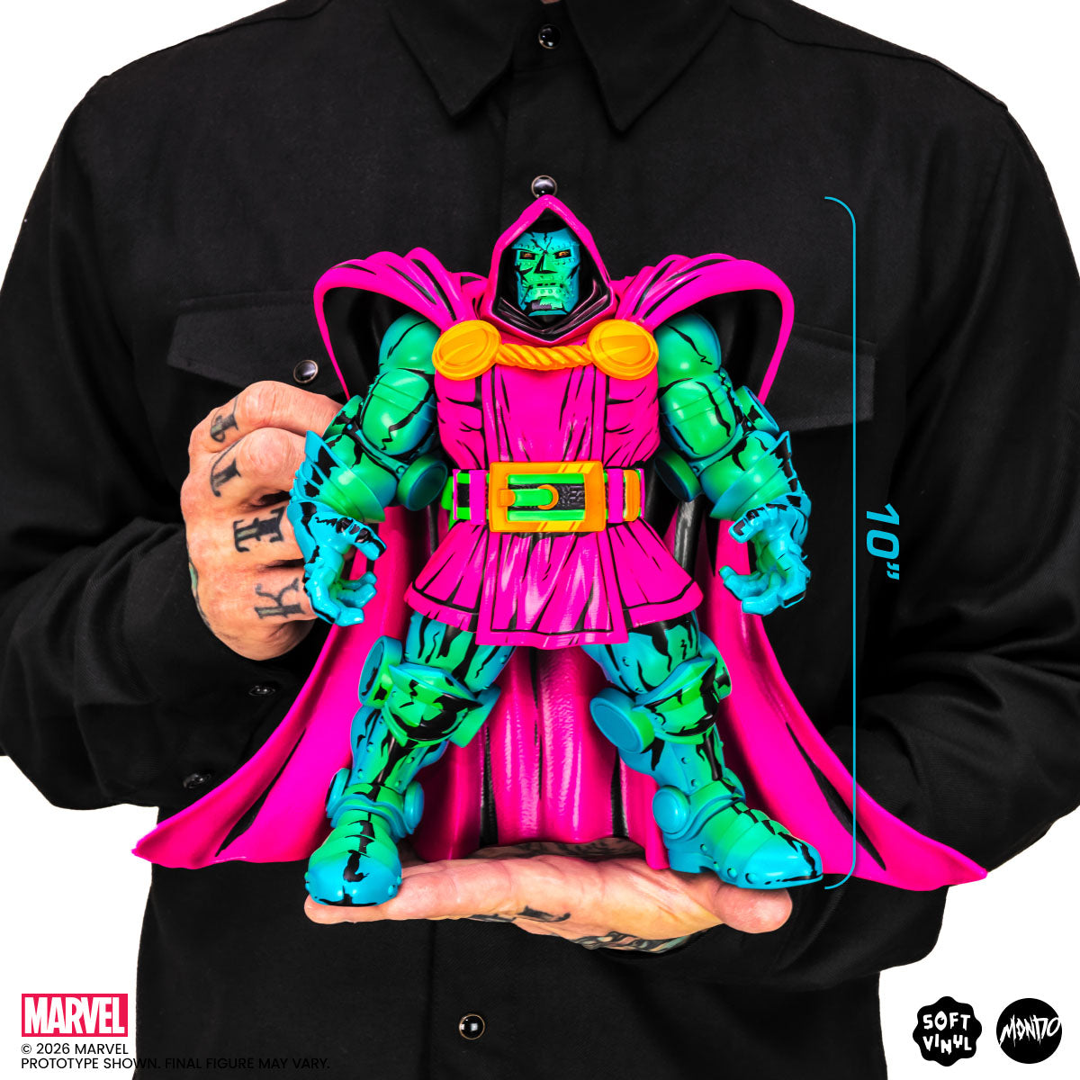 Doctor Doom Soft Vinyl Figure - Psychedelic Variant