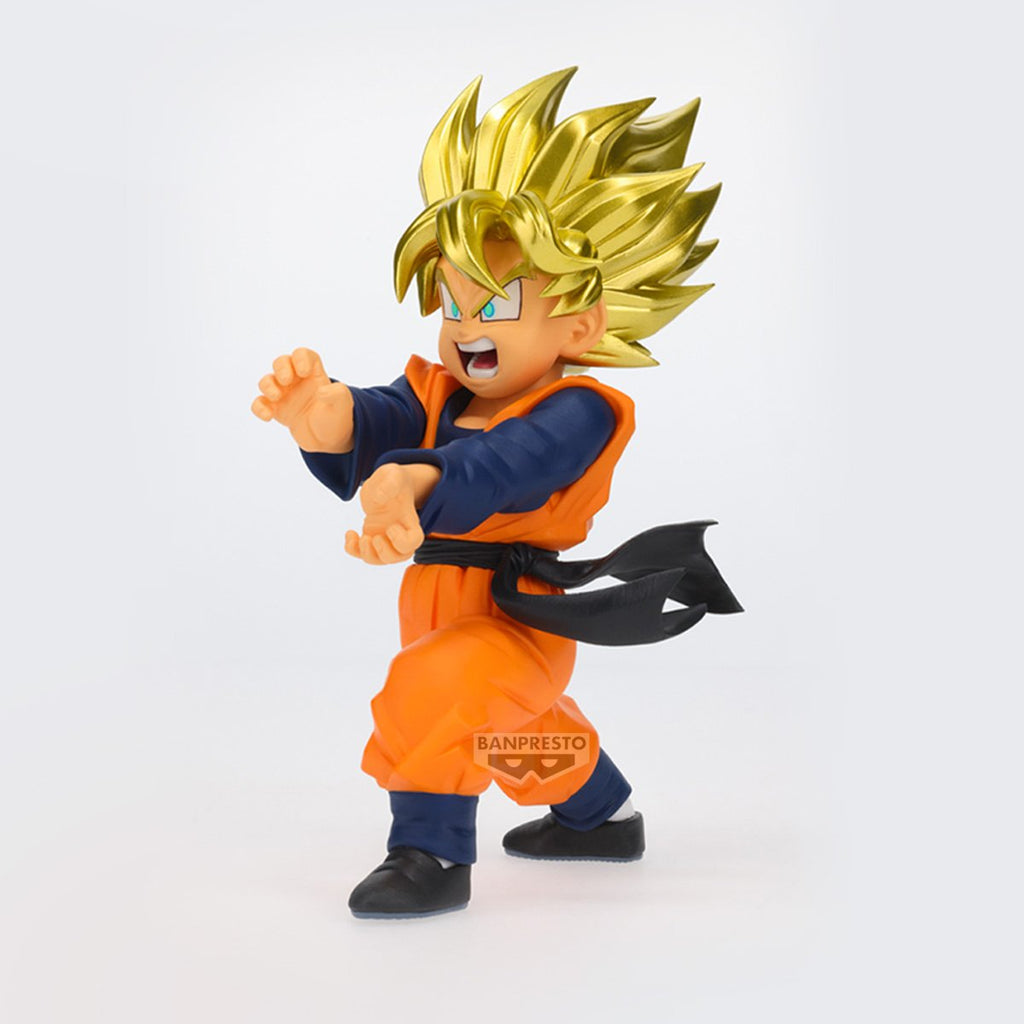 Dragon Ball Z Blood of Saiyans - Complete Set of 3 Figures and Logo Stand