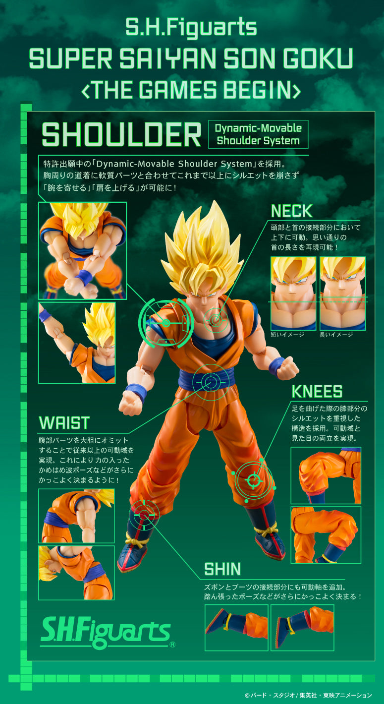 Dragon Ball Z S.H.Figuarts - Super Saiyan Son Goku (The Beginning of the Decisive Battle) [Pre-Order Oct 2026]