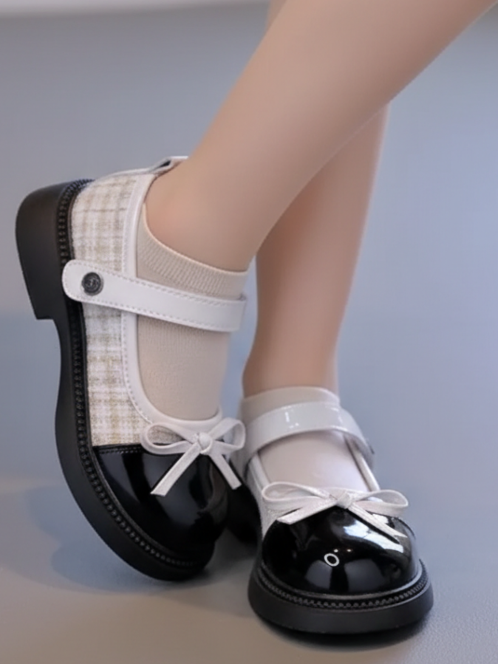 Bow & Charm Patent Mary Jane Shoes
