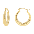 Tapered Hoop Earrings