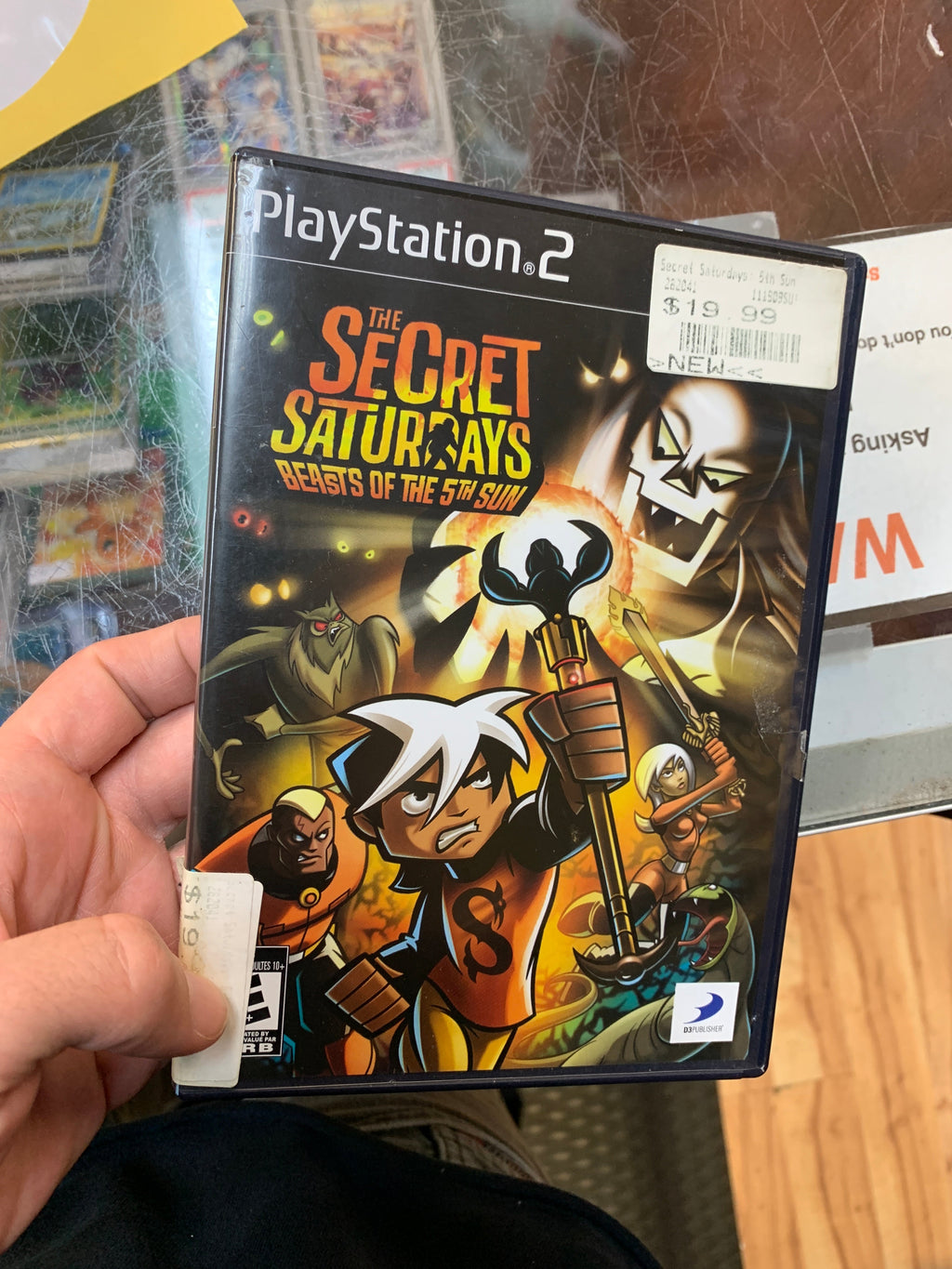 Secret Saturdays Beast of the 5th Sun (Sony Playstation PS2, Video Games) **TESTED**