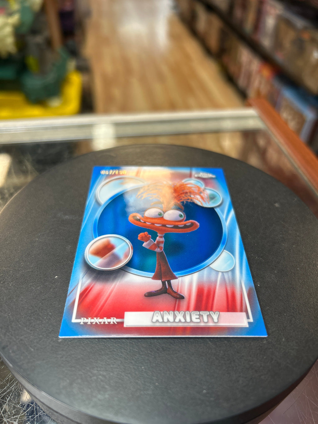 Anxiety -Blue Refractor 067/150- (Disney 2026 Topps Chrome, Inside Out)