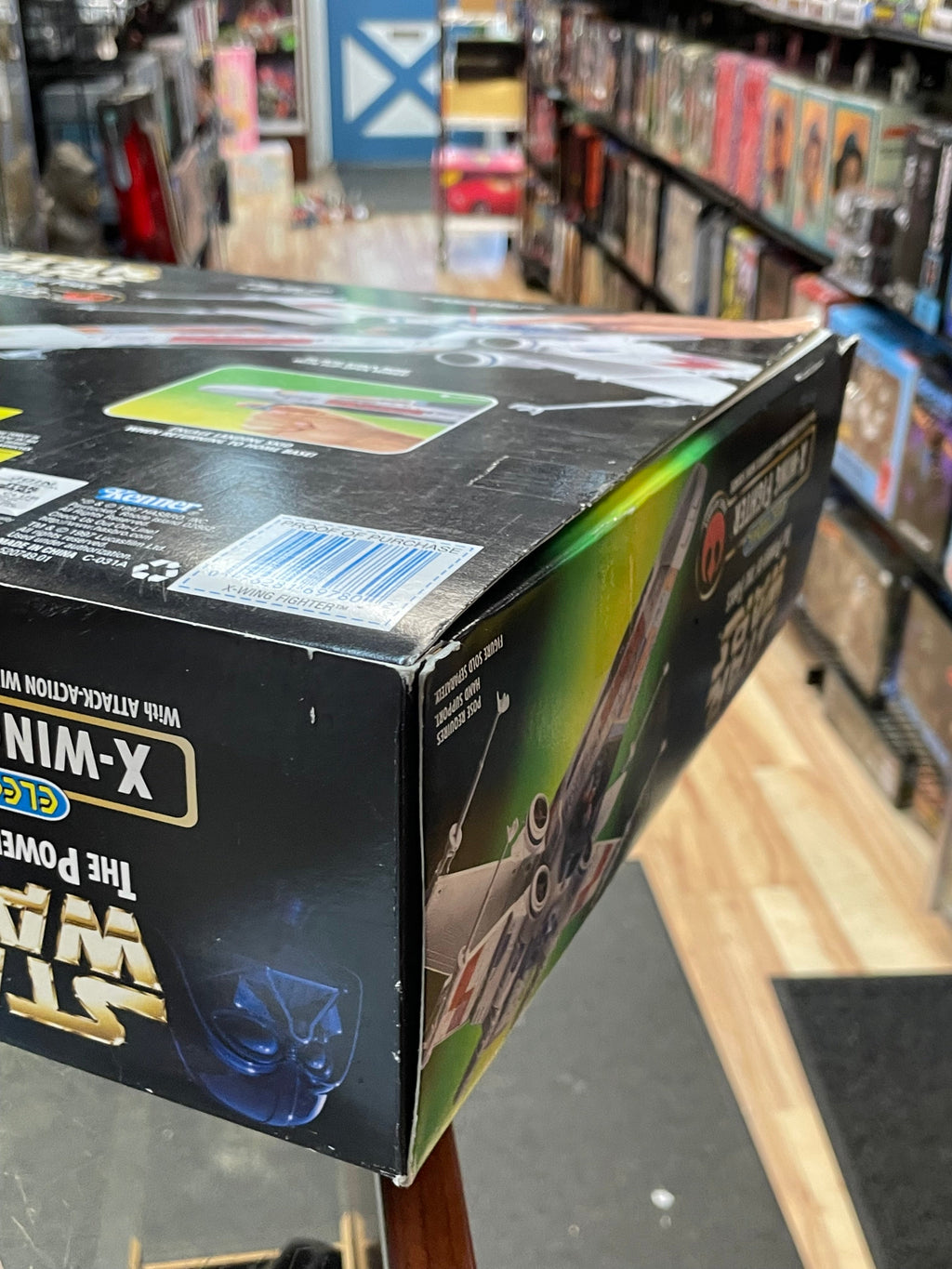 Electronic X- Wing Fighter (Vintage Star Wars POTF, Kenner) OPEN BOX