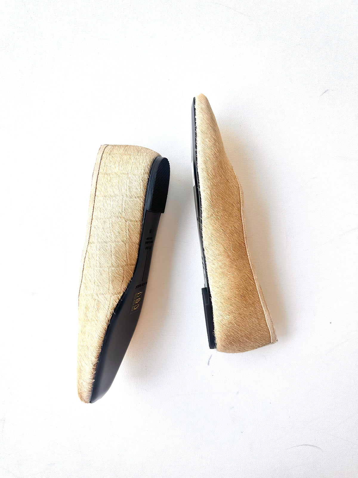 Black Suede Studio Ayra Flat
