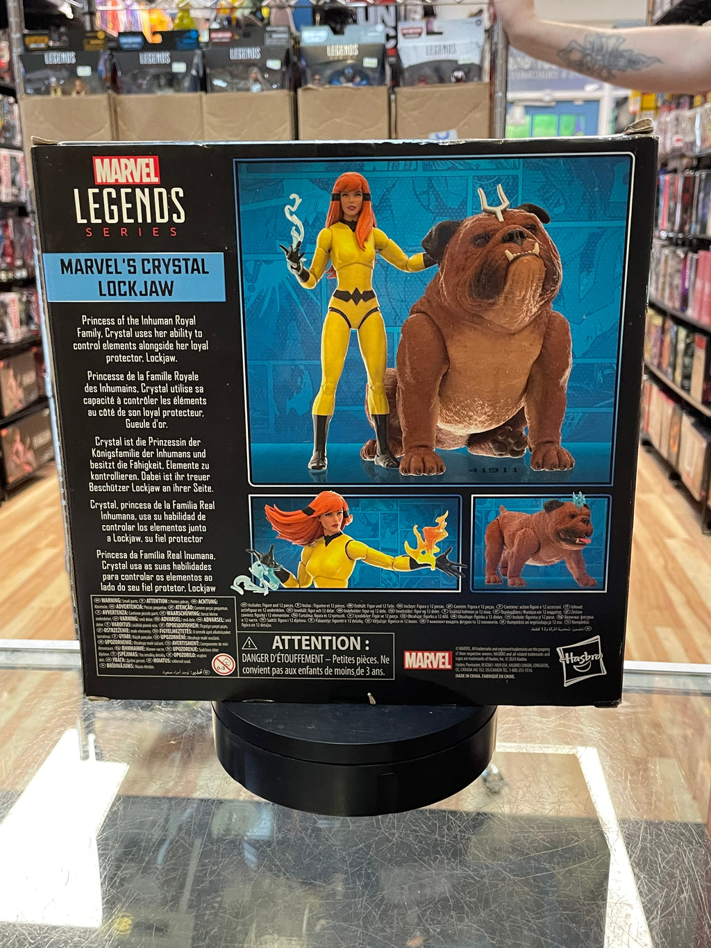Lockjaw & Crystal (Marvel Legends, Hasbro) **SEALED**