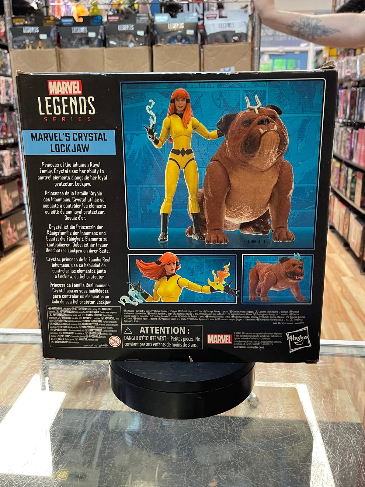 Lockjaw & Crystal (Marvel Legends, Hasbro) **SEALED**