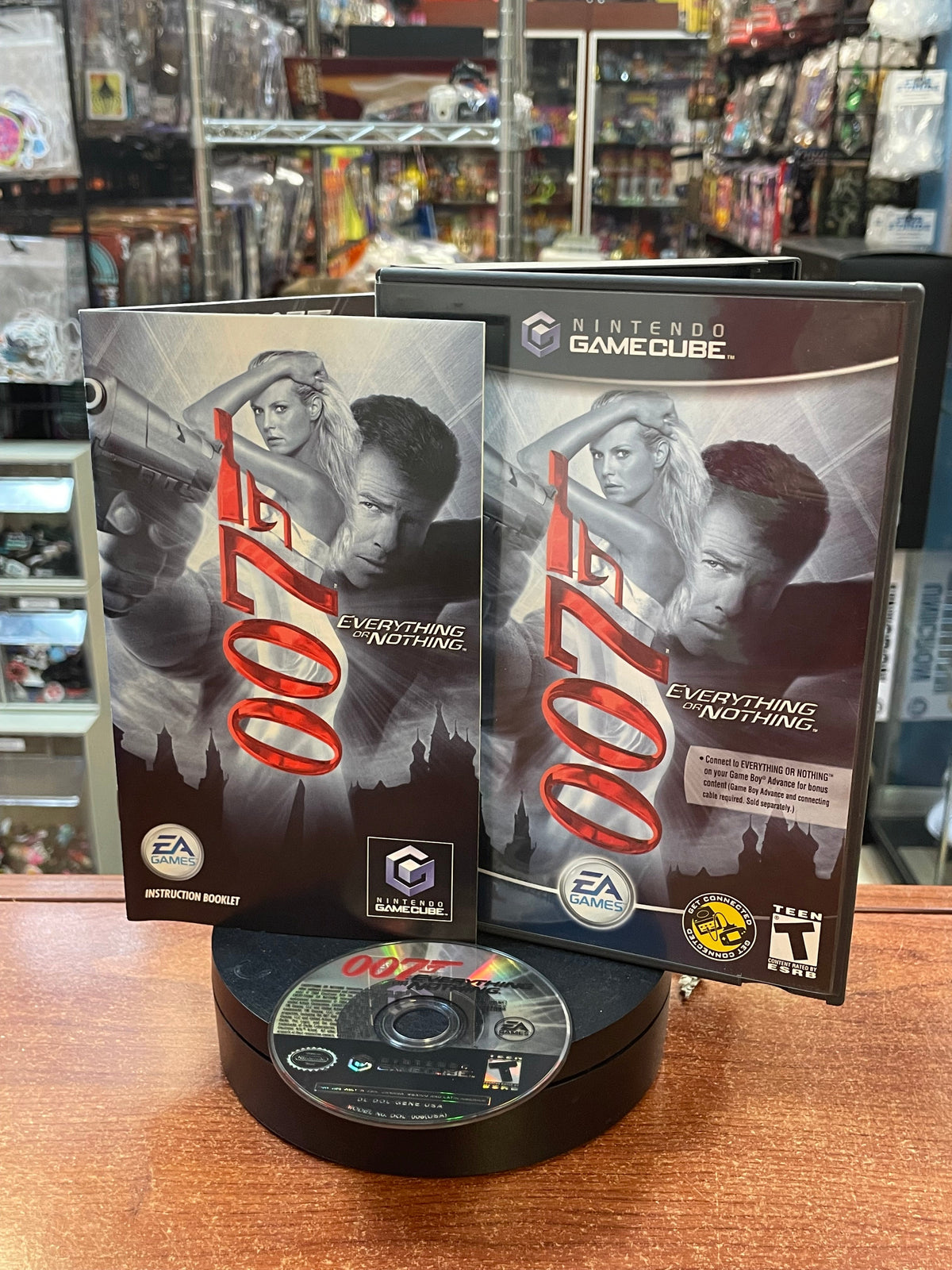 007 Everything Or Nothing (Nintendo Gamecube, EA Games, Video Game) **TESTED**