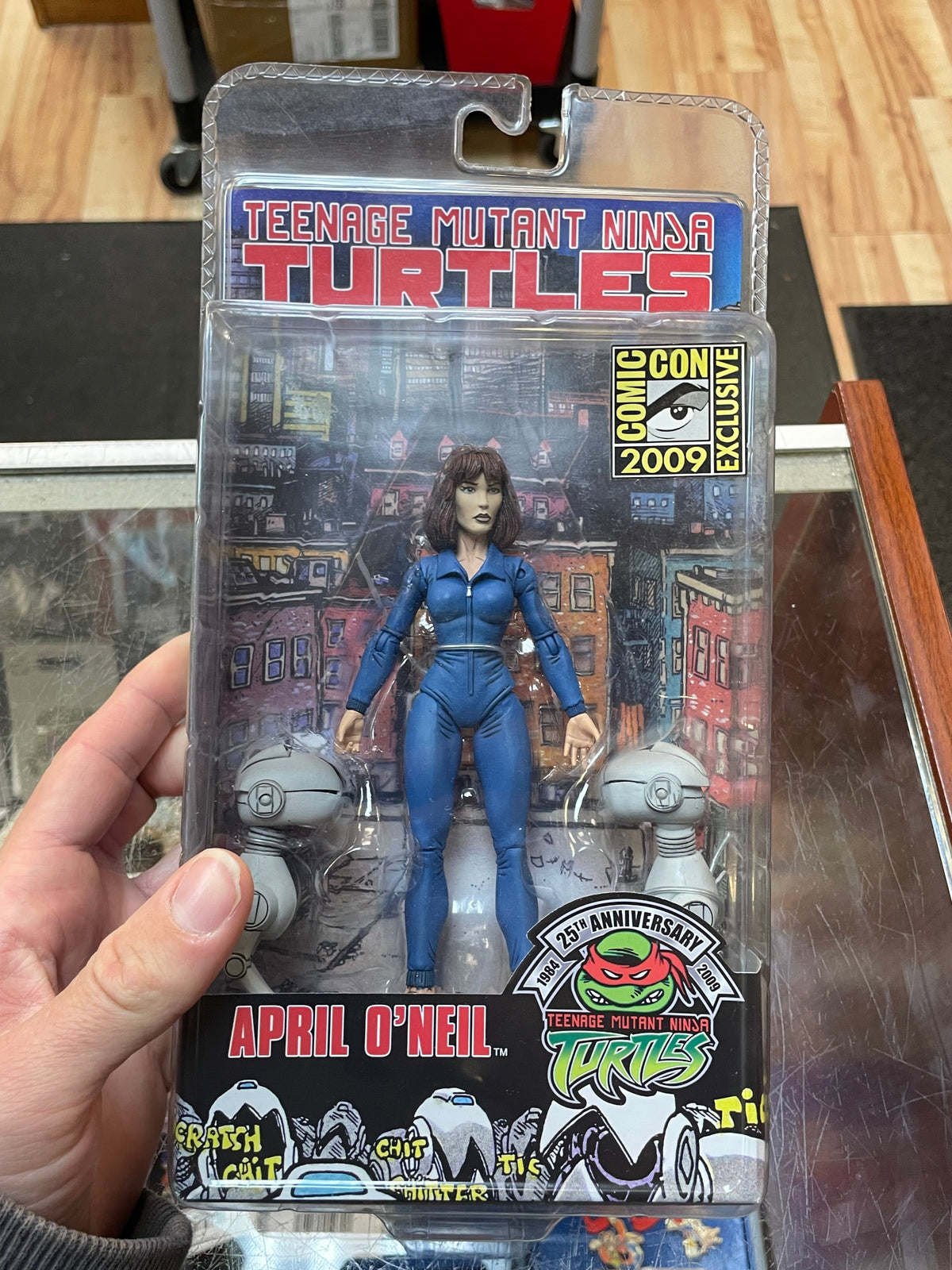 April O’Neil Mirage 2009 SDCC Exclusive (TMNT Teenage Ninja Turtles, Neca) SEALED