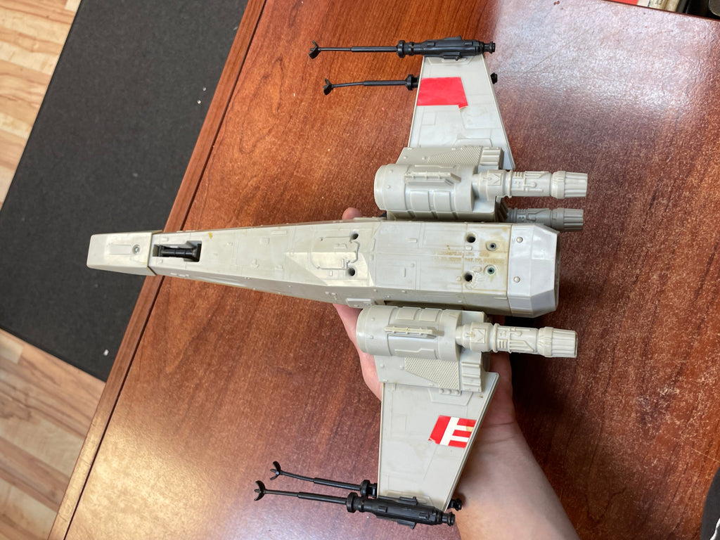 Battle Damage X-Wing Fighter With Stickers (Vintage Star Wars ESB, Kenner)